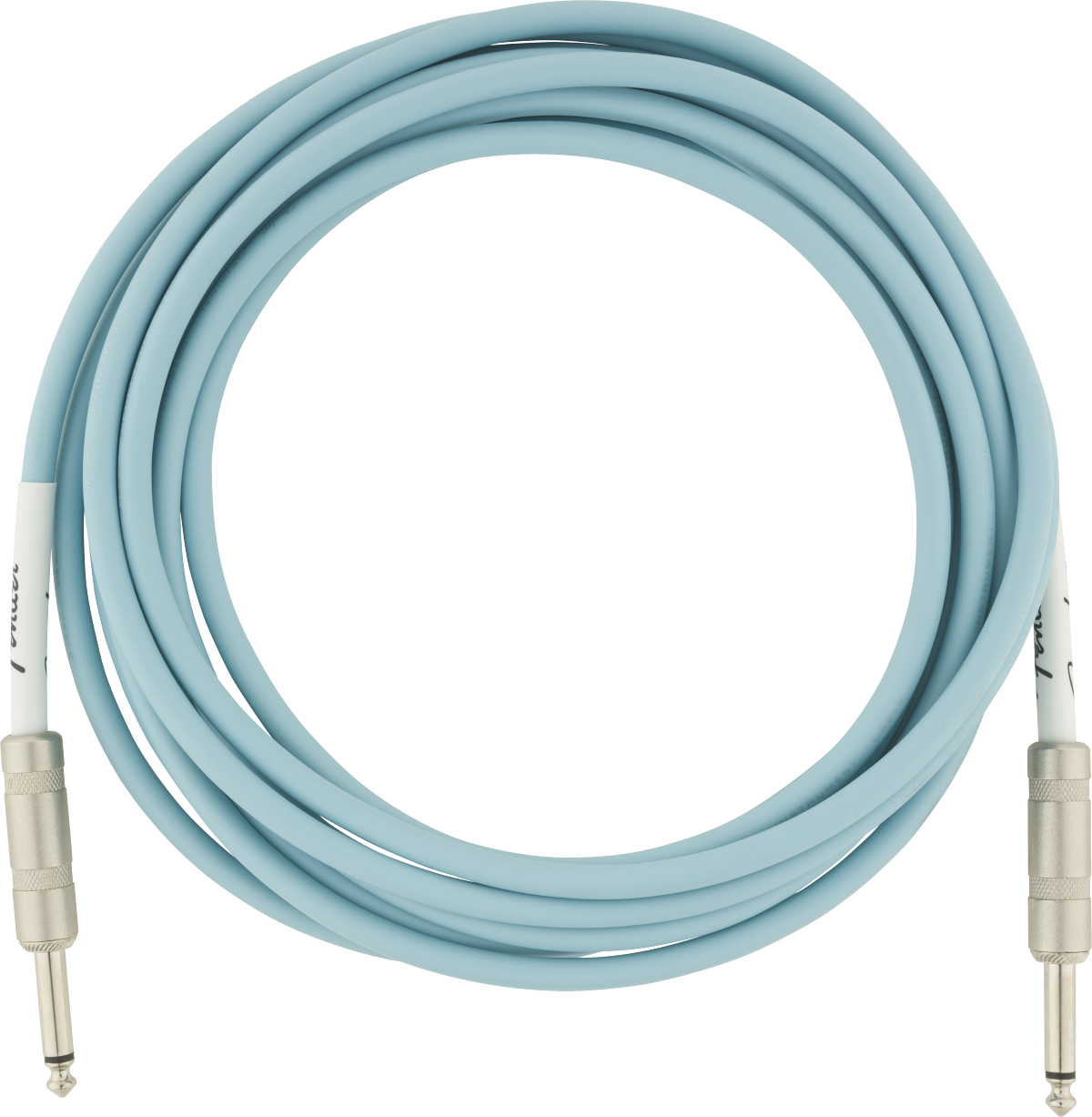 Fender Original 15' Instrument Cable Daphne Blue