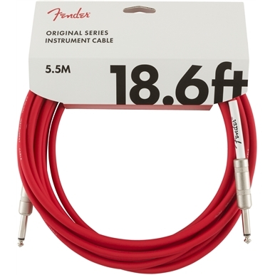 Original Series Instrument Cable, 18.6', Fiesta Red