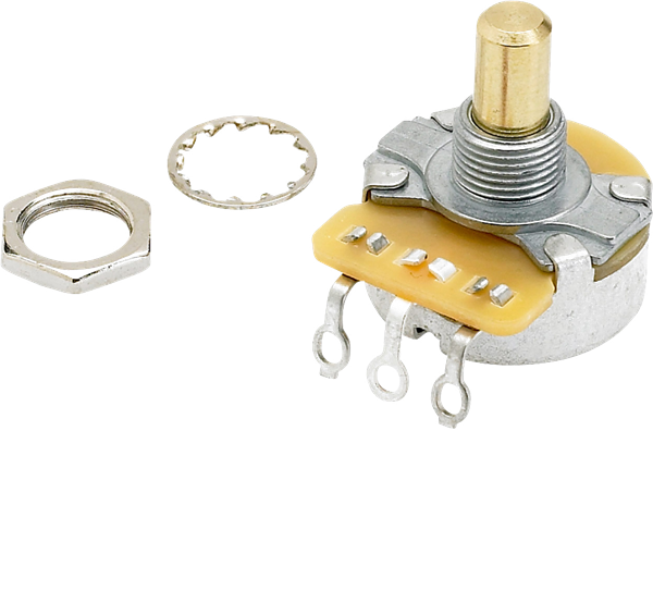 PURE VINTAGE 250K SOLID SHAFT POTENTIOMETER (VOLUME OR TONE)