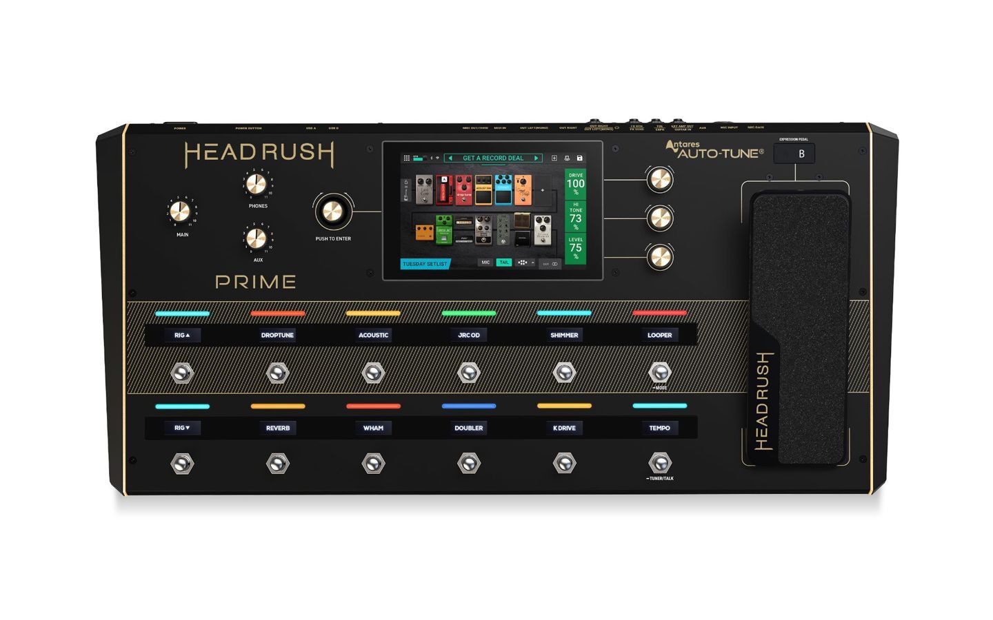 Headrush Prime FX Pedal Amp Modeler and Vocal Processor