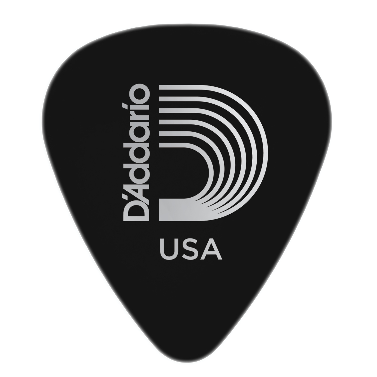 D'Addario Black Celluloid Guitar Pick, Medium