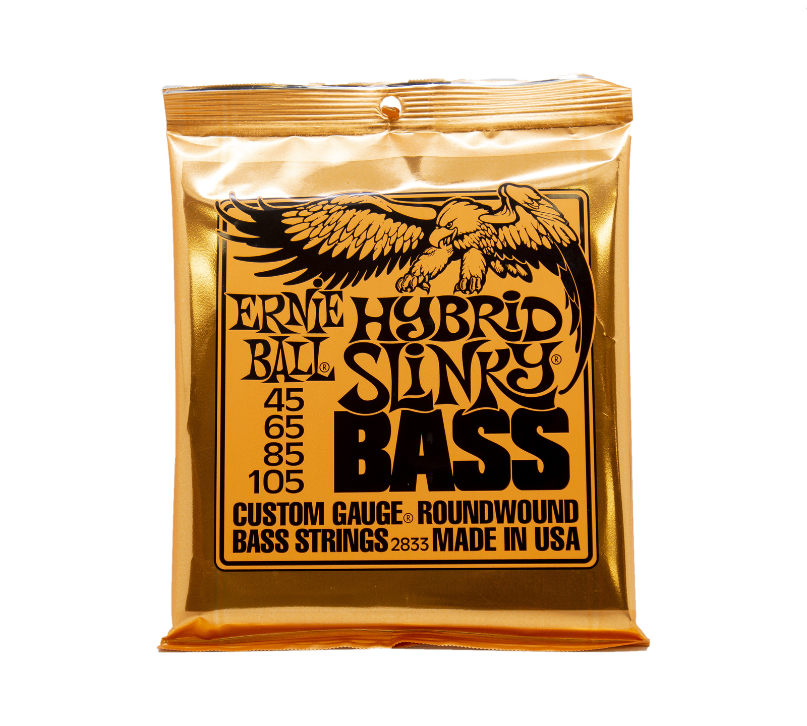 Bass Gtr Str Set 45/105 Hybrid Slinky Orange