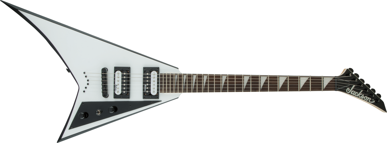 Jackson JS32T Randy Rhoads Electric Guitar White With Black Bevels