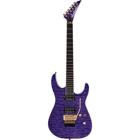 Jackson Pro Soloist Sl2Q Mah Electric Guitar - Trans Purple