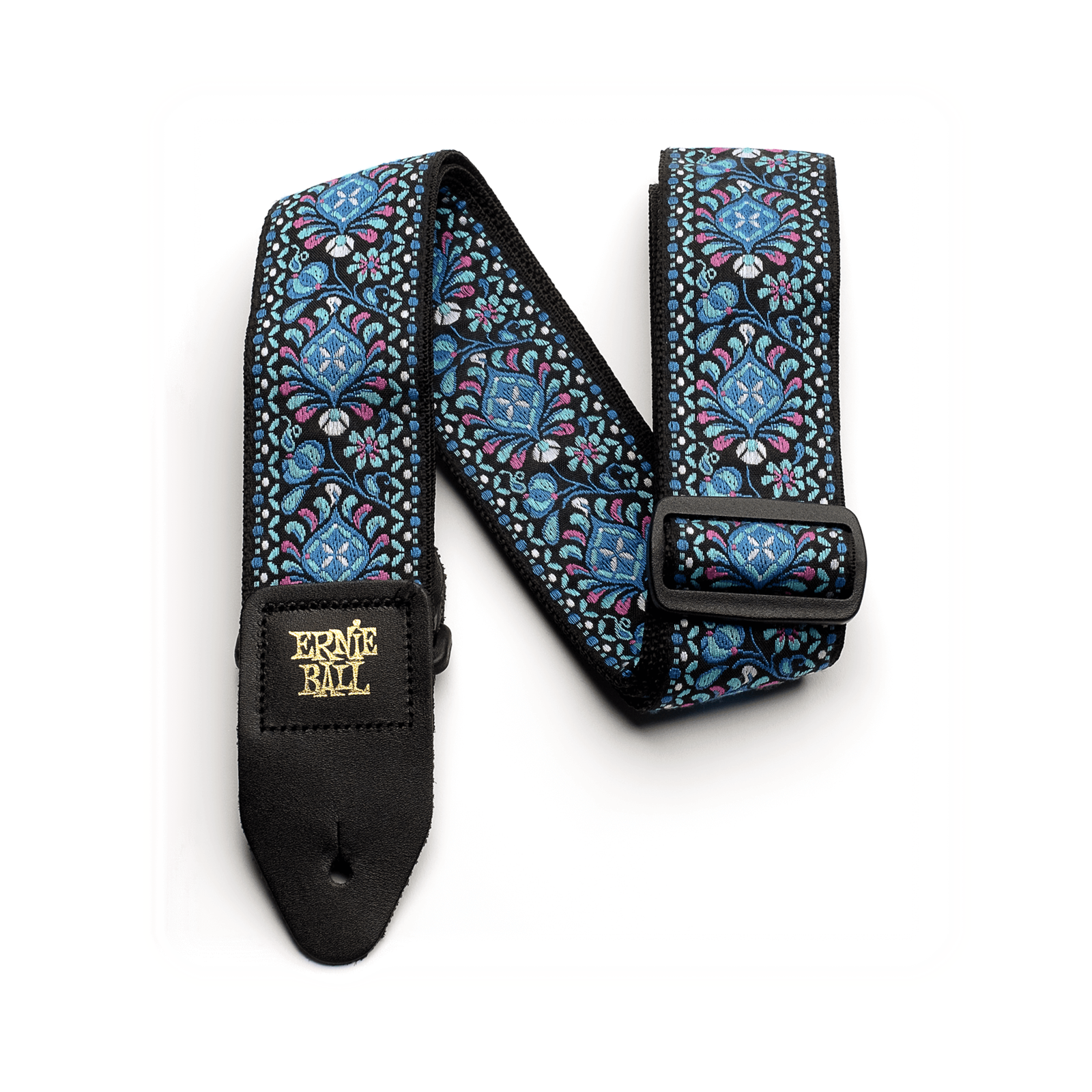 Indigo Orchid Woven Jacquard Strap