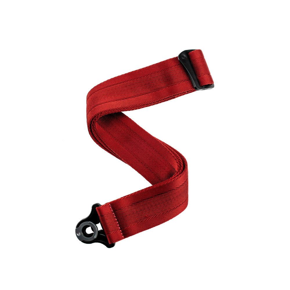 D'Addario Auto Lock Strap - Blood Red