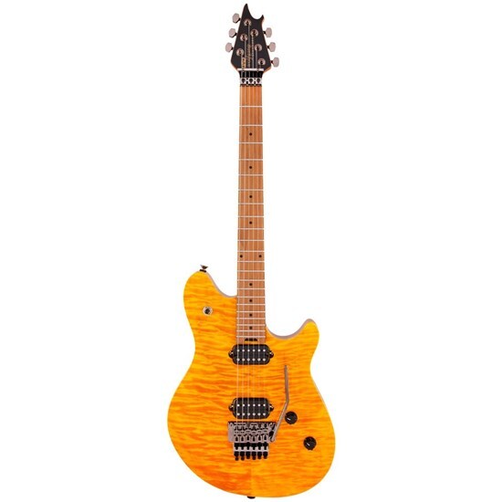 EVH Wolfgang WG STD Quilted Maple Trans Amber Electric Guitar