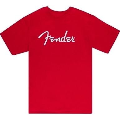 Fender Spaghetti Logo Tee Dakota Red Extra Large