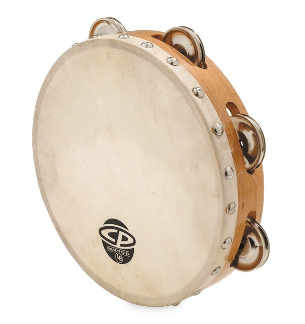 Cp Wood Head Sng Row 8Inch Tambourine