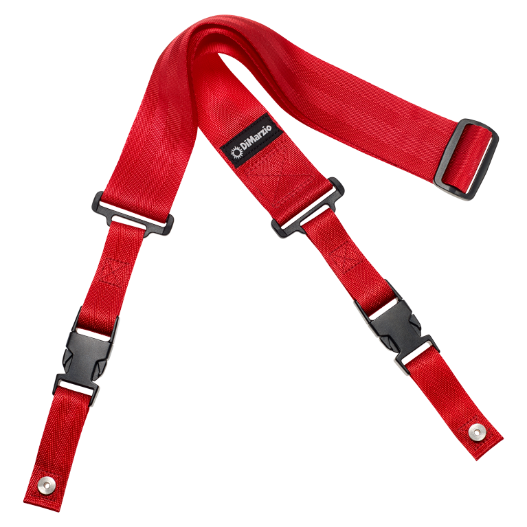 Dimarzio Clip Lock Strap - Red