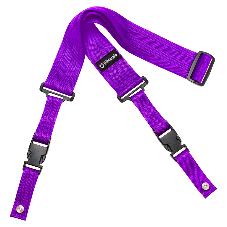 Dimarzio Clip Lock Strap - Purple