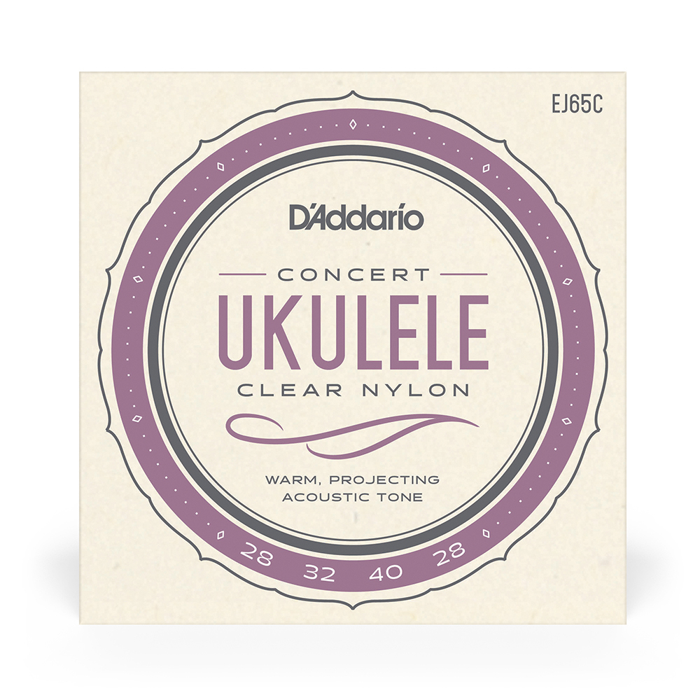 Set Concert Uke Clear Nylon