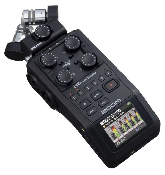 Zoom H6 Handy Recorder All Black Edition