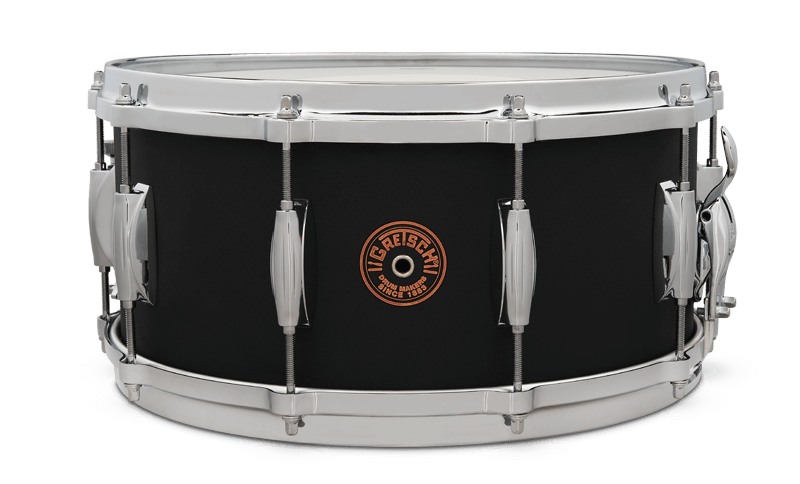 USA Custom Black Copper Snare Drum