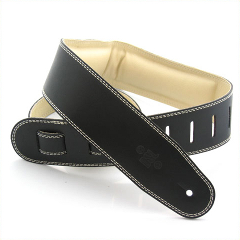 DSL 2.5" Padded Leather Guitar Strap