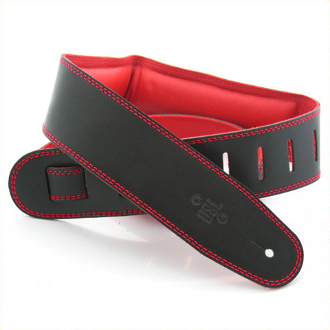 DSL 2.5" Padded Leather Guitar Strap