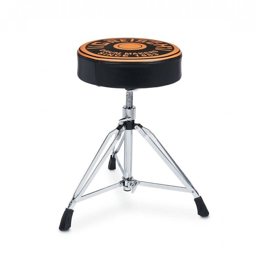 DRUM THRONE WITH ROUND BADGE LOGO