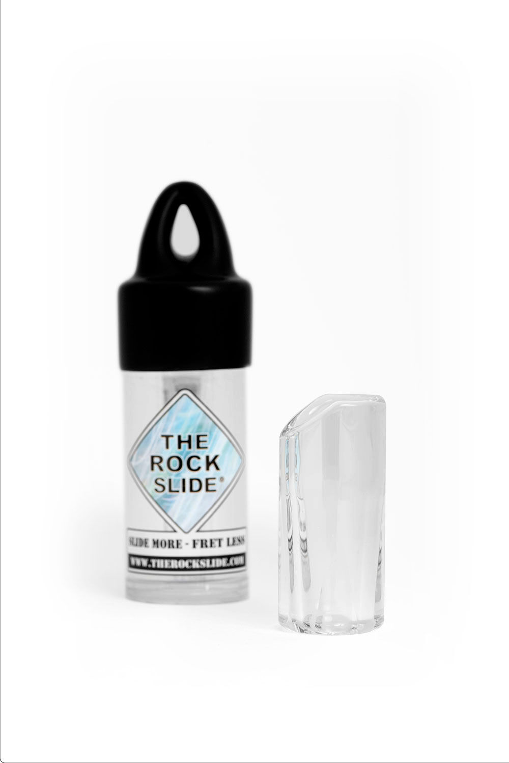 Rock Slide Medium Moulded Clear Glass