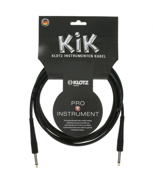 003M Instrument Cable Black Nickel Connectors
