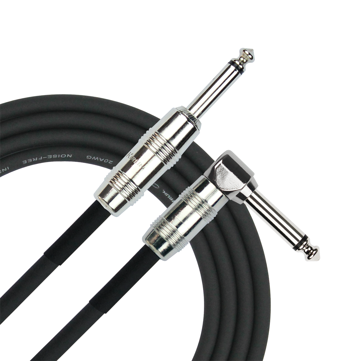 Kirlin Kipc202Pn-20  20Ft Guitar Cable Ra-Straight