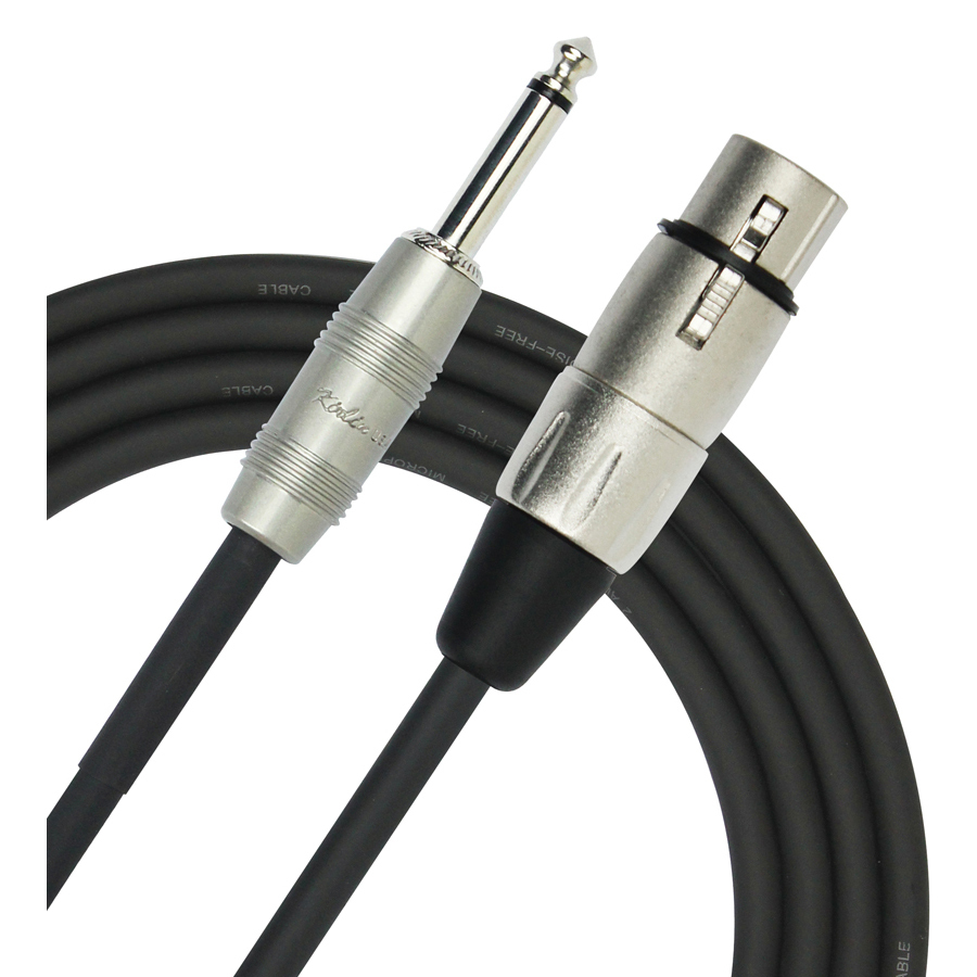 Kirlin MP482PR-20 Fem XLR to 1/4" Jack Microphone Cable 20Ft