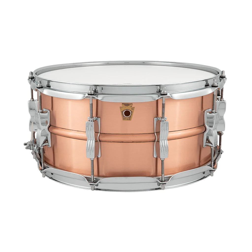 Acro Brushed Copper Snare Drum - 14" x 6.5"