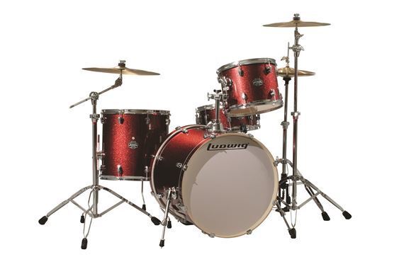 Ludwig Element Icon 4 Piece Drum Kit - Red Sparkle