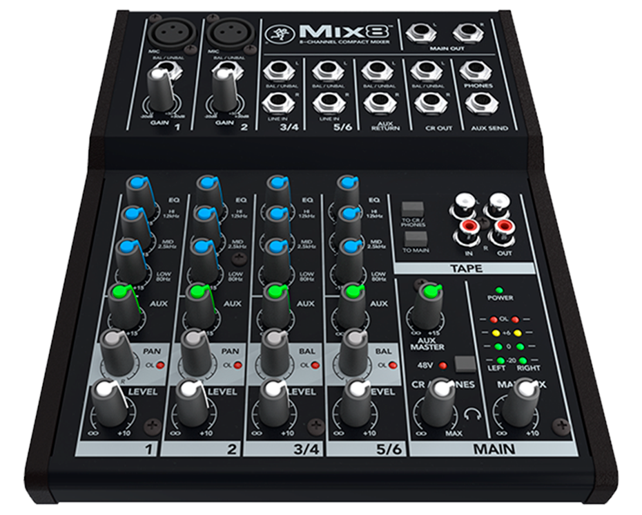 Mackie 8-channel Compact Mixer