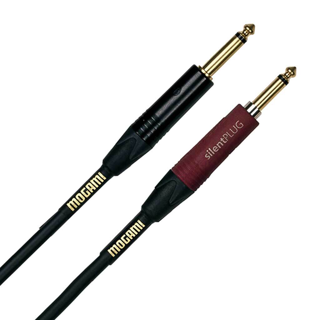 18FT Gold Instrument Cable Straight - Straight Silent