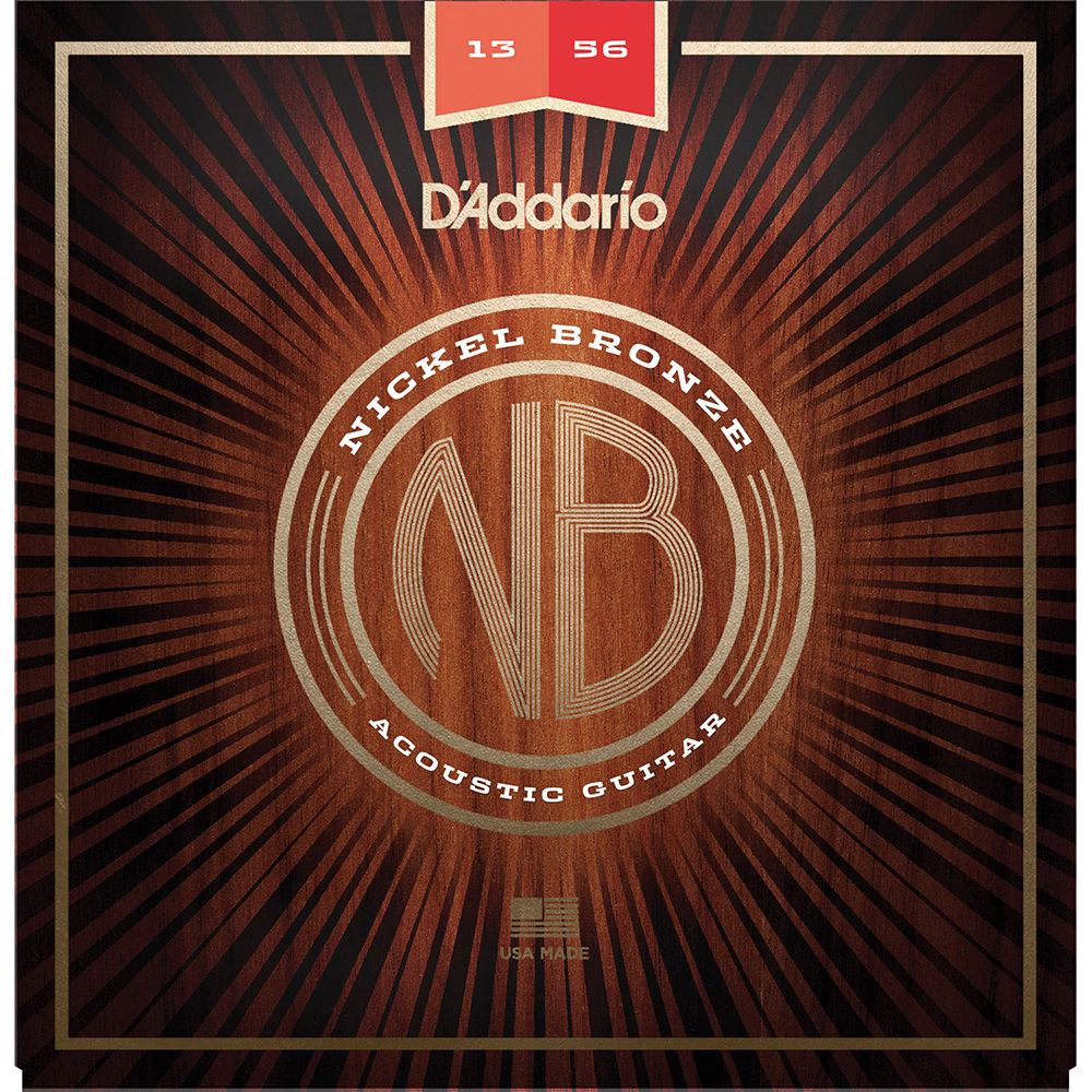 D'Addario Nickel Bronze Acoustic Guitar Set 13-56