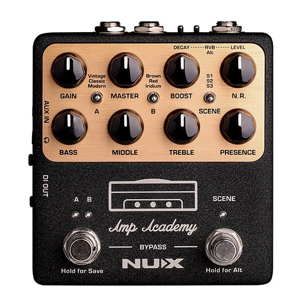 NUX NGS6 AMP ACADEMY STOMP-BOX AMP MODELER PEDAL