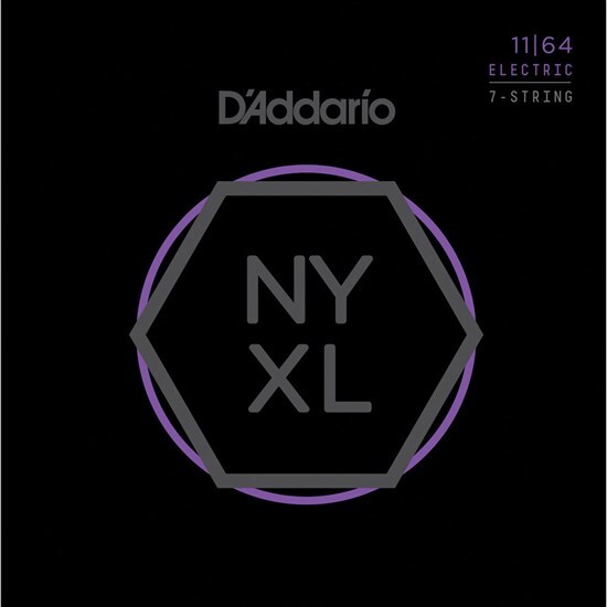 D'Addario NYXL Electric Guitar String Set 11/64 7 String