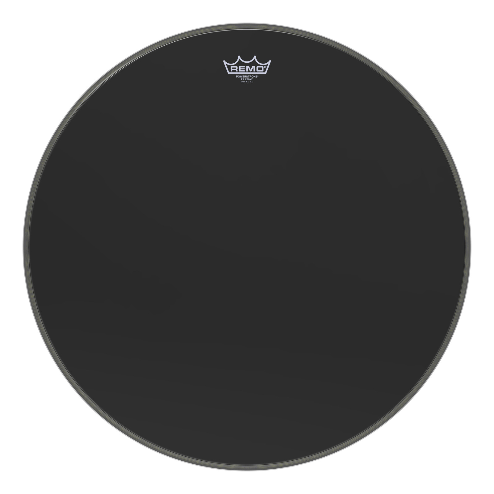 Powerstroke® P3 Ebony® Bass Drumhead, 24"