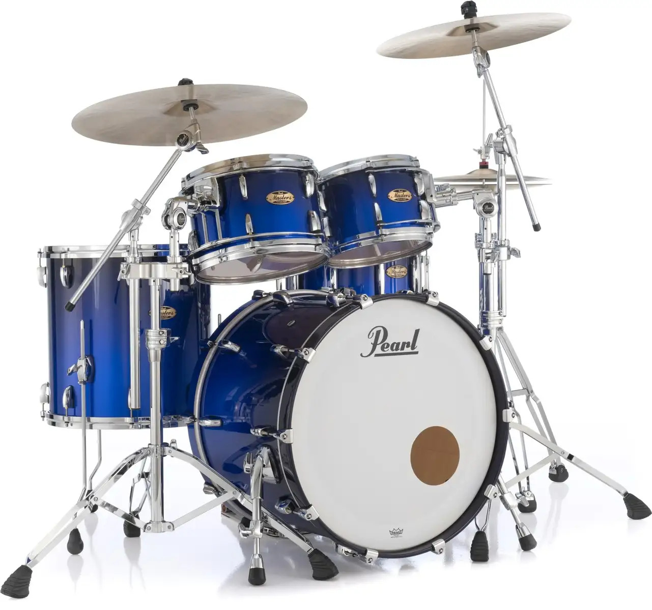 Pearl Masters Maple 22" Drum Kit - Kobalt Blue Fade Metallic
