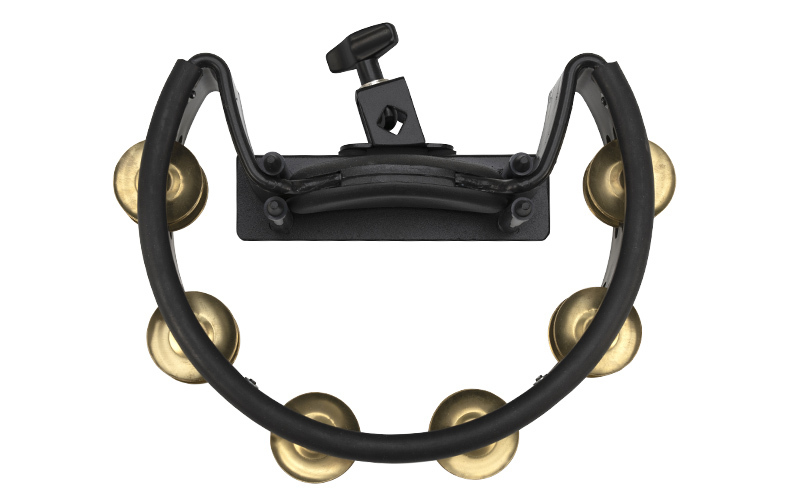 Pearl Tambourine with X Model Mount Holder - Brass Jingles