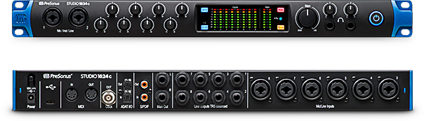 PreSonus Studio 1824C Audio Interface w/8 XMAX Pre Amps