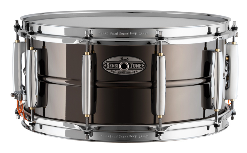 Pearl Sensitone Heritage Alloy Black Brass Snare Drum