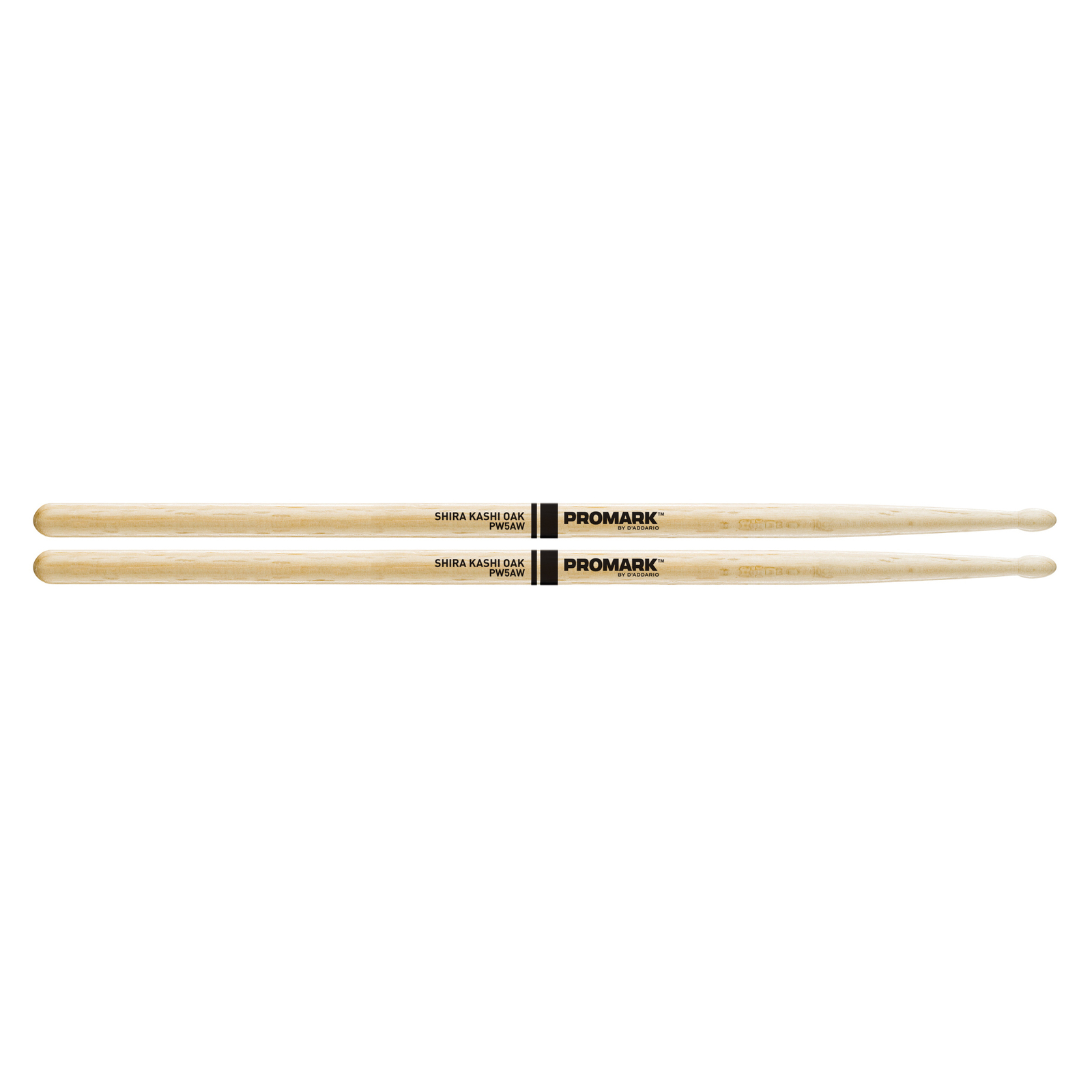 5A Wood Tip Drumsticks Shira Kashi Oak