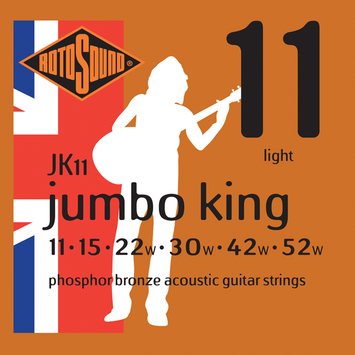 Rotosound Jk11 Jumbo King Phosphor Bronze 11 - 52 String