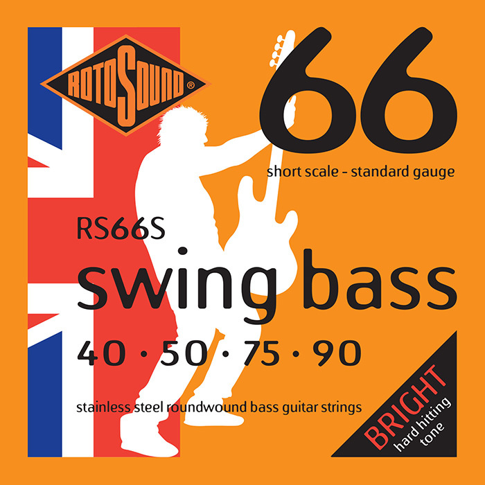 Rotosound Rs66S Swing Bass 66 Short Scale 40-90 Stainless