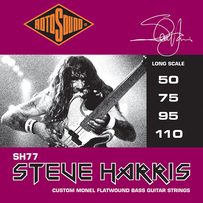 Rotosound Sh77 Steve Harris Monel Flatwoun