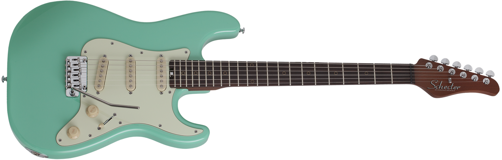 Schecter Nick Johnston Traditional Electric Guitar in Atomic Green