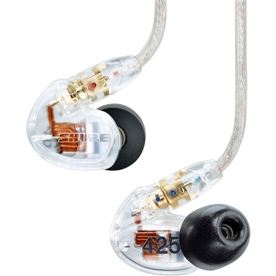 Shure SE425 Sound Isolating Earphones (Clear)