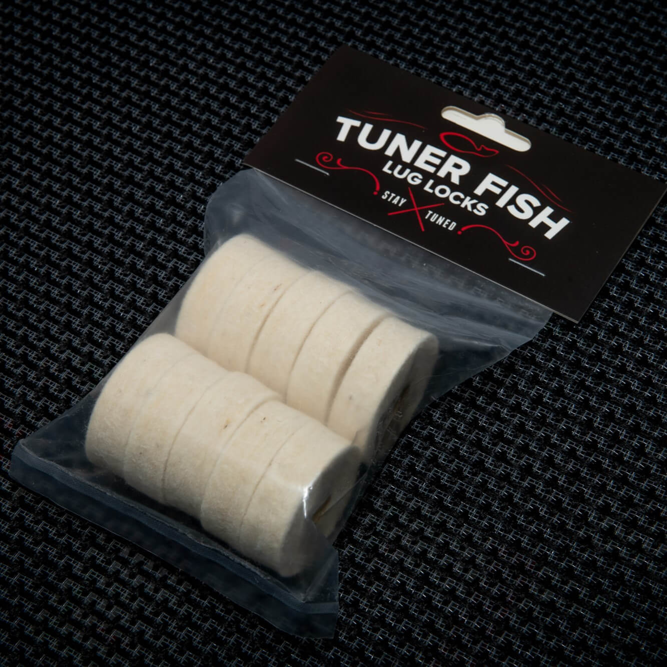 Tuner Fish Cymbal Felts 10 Pack - White