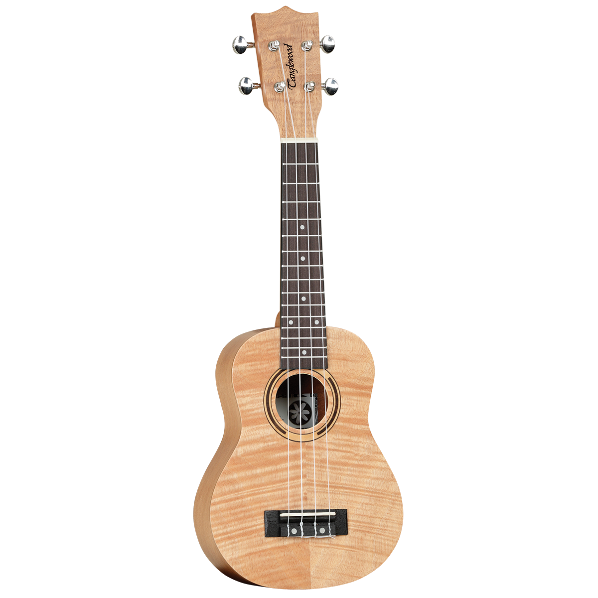 Tanglewood TWT5B Tiare Soprano Ukulele All Flame Mahogany with Bag