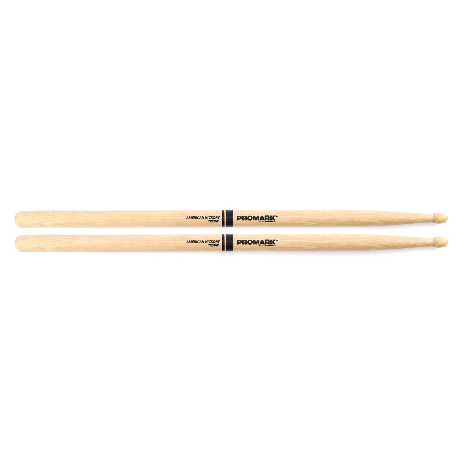 2B Wood Tip Drumsticks American Hickory