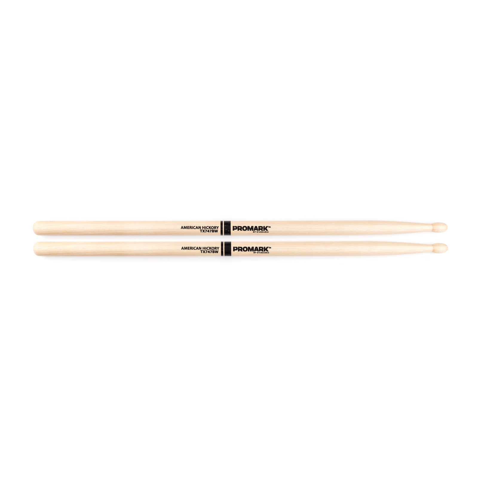747B Wood Tip Drumsticks Super Rock American Hic