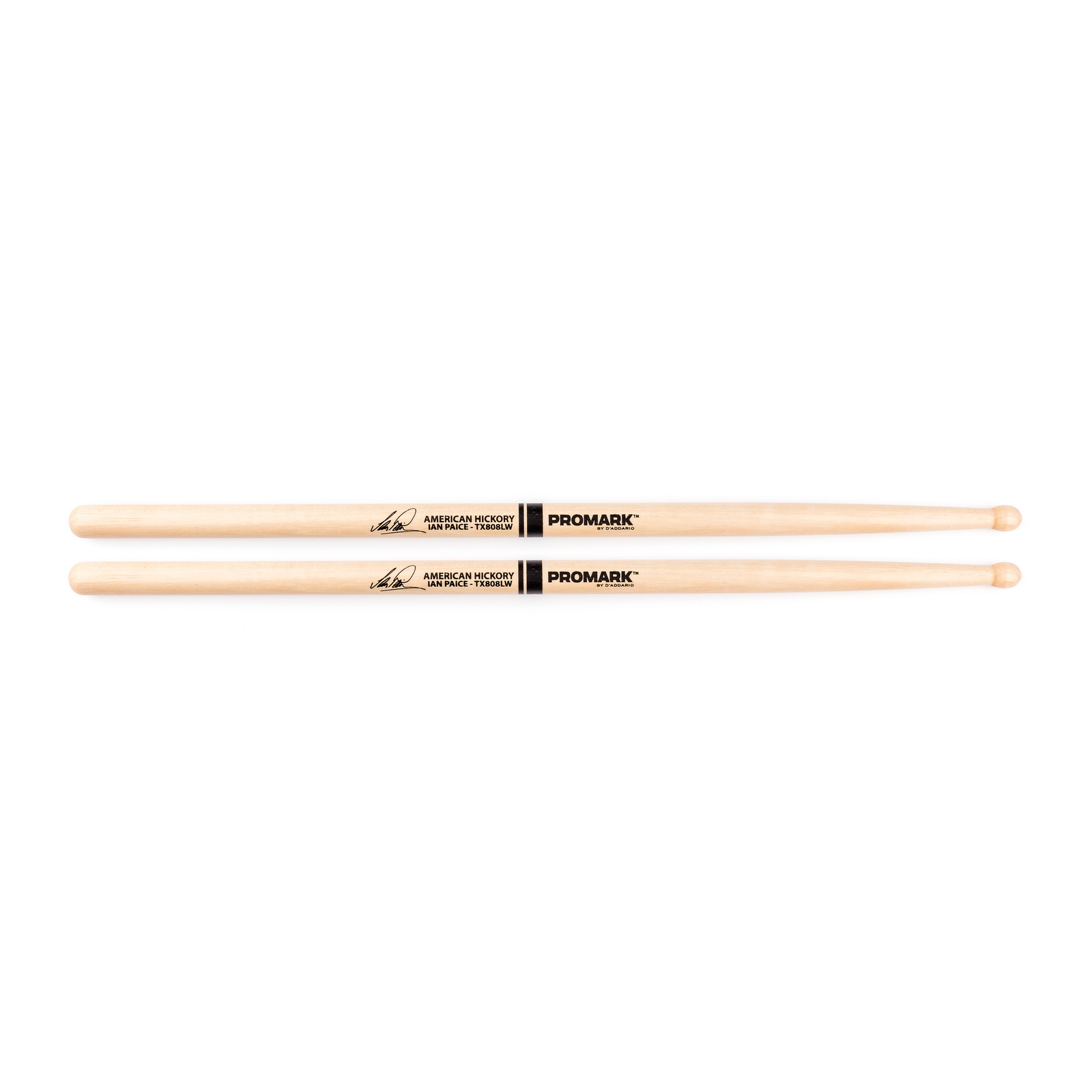 808L Wood Tip Drumsticks Ian Paice American Hick