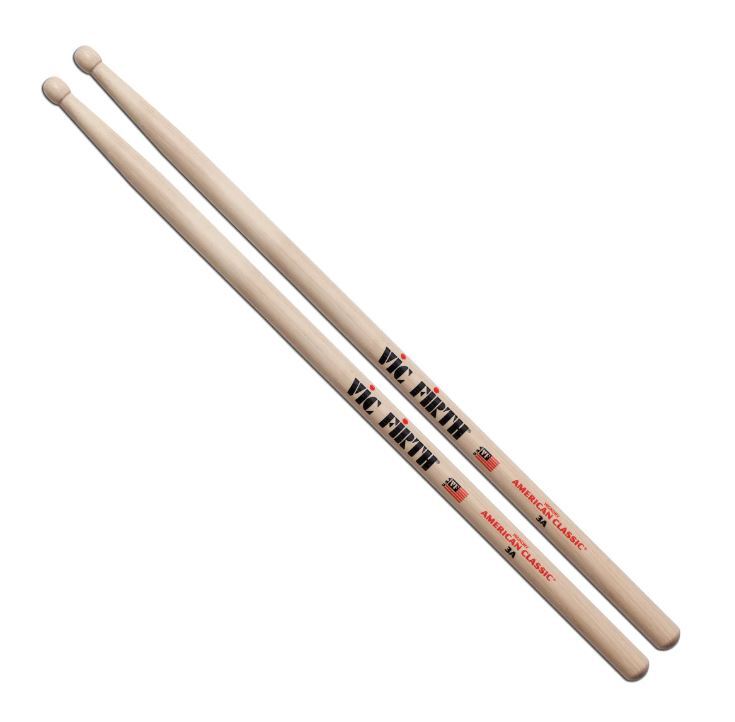 Vic Firth American Classic 3A Wood Tip Drum Sticks