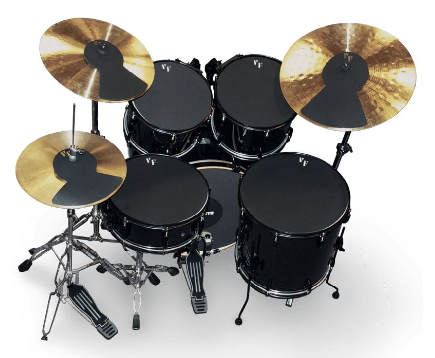 Drum & Cymbal Mute Prepack - 10", 12", 14"(x2), 20", HiHat and Cymbals (2)